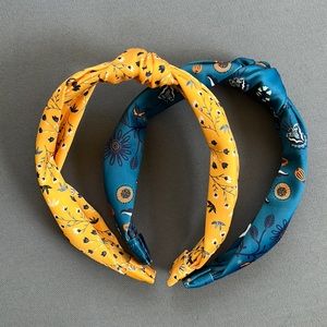 Headbands of Hope - Blue & Yellow Knotted Headbands